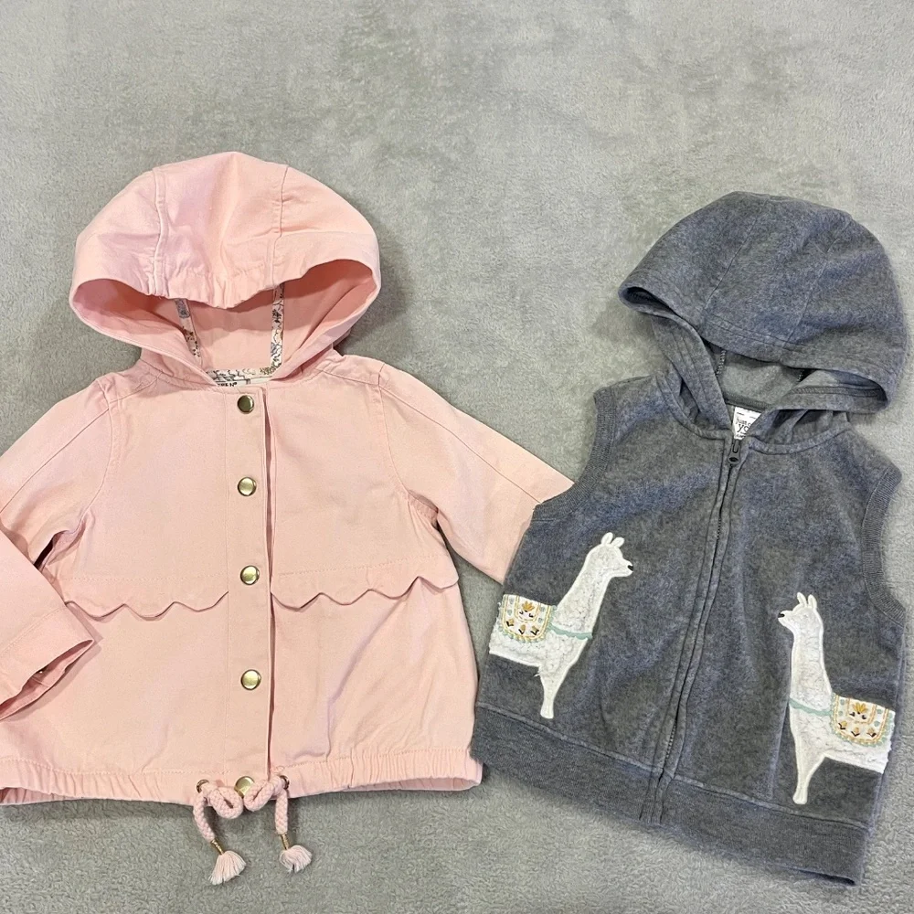 Girls 12-18 Months Jacket and Vest Bundle